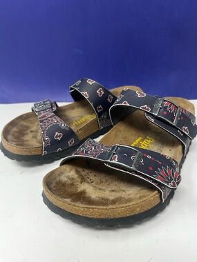 Birkenstock Papillio Sydney Navy Red White Paisley 37